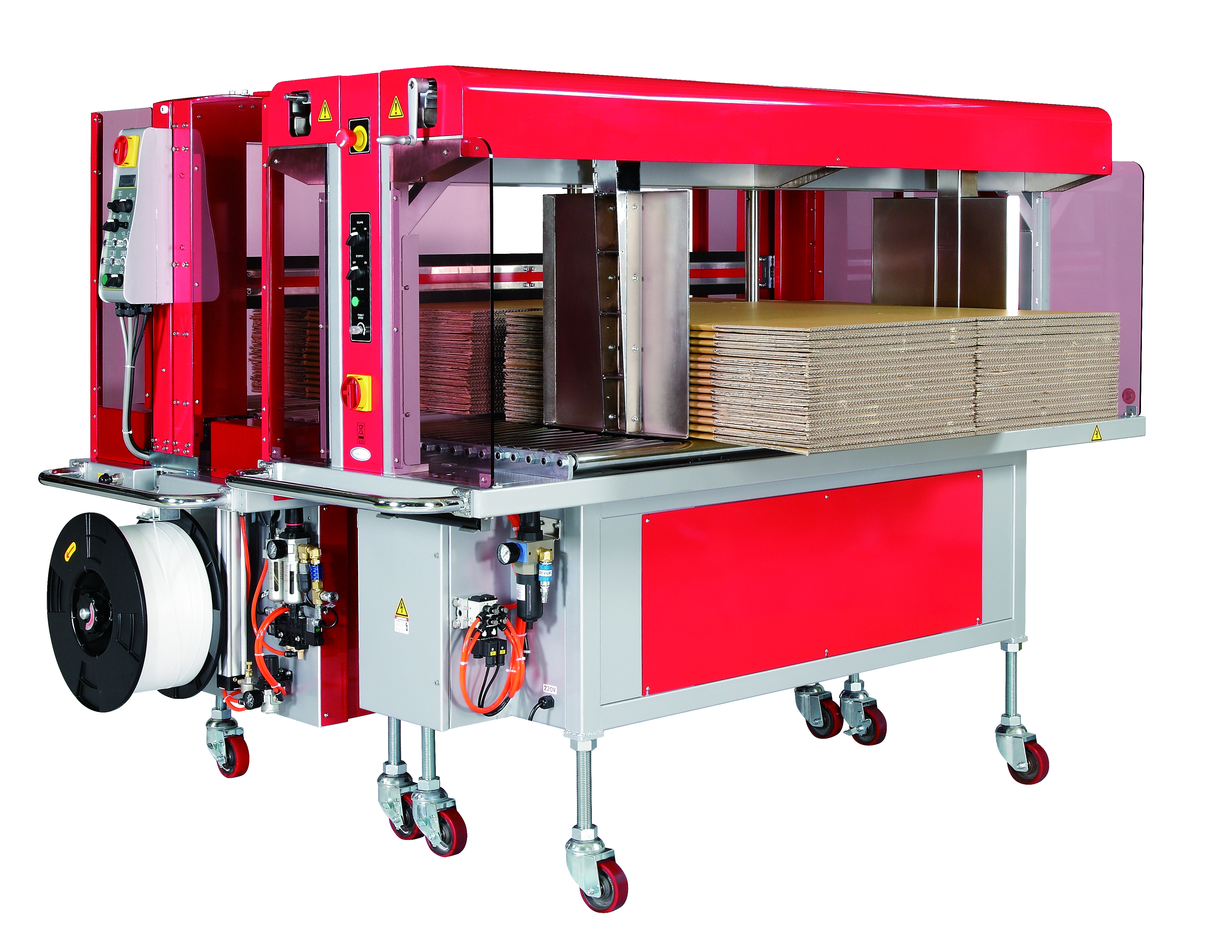 Transpak Corrugated Strapping Machines Product Line