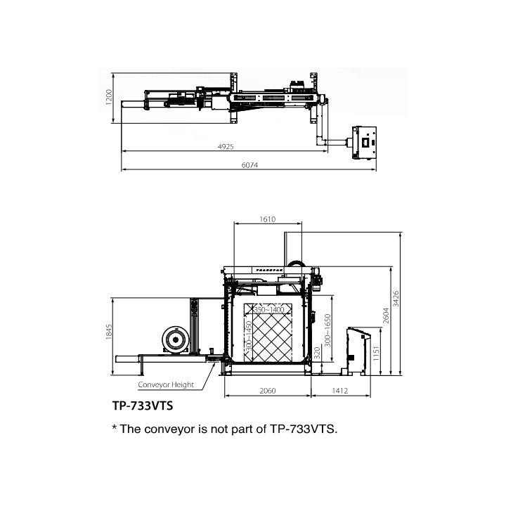 STEP TP-733VTS Fully Automatic Vertical Pallet (Top Seal)