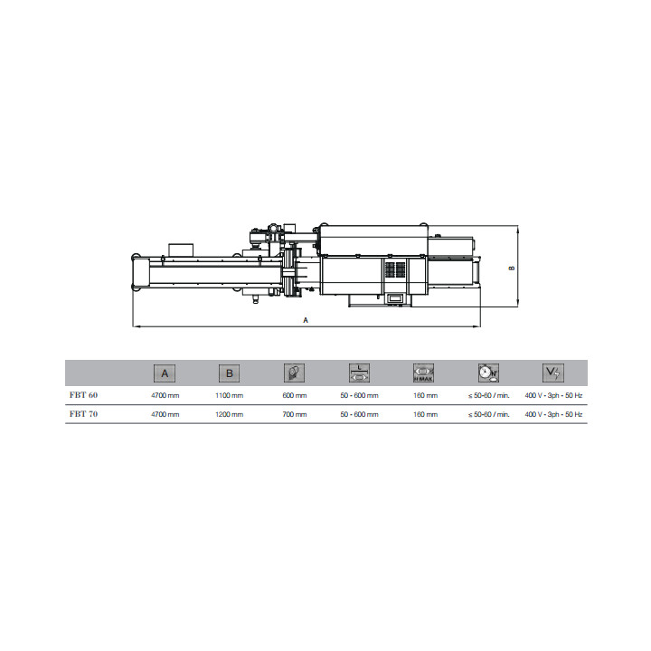 STEP FBT-60 Flow Pak Maskine for ost & grøntsager mv.