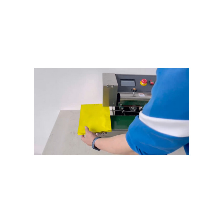 STEP FR-900PM Continuous Band Sealer with Ink jet printer