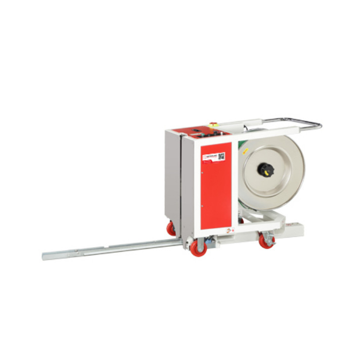 STEP TP-602MV Halvautomatisk Palleomviklingsmaskine | 12mm Bånd | Høj Spænding
