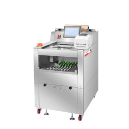 STEP DY-15B semi-automatic cling film wrapper with labeling