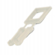 Plastic Buckle 16H White