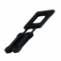 Plastic Buckles 13S Black for manual strapping