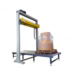 STEP L3DSD2 Fully Automatic Double Rotary Arm Stretch Wrapper with Top Sheet Dispenser