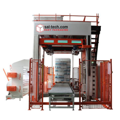 STEP Stretch Hood Pallet Packaging Line