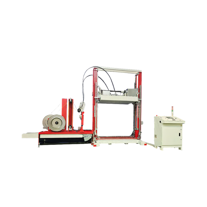 STEP TP-733 VTSP-S Fuld Automatisk Palle Omsnøringsmaskine med 2.5tons presse