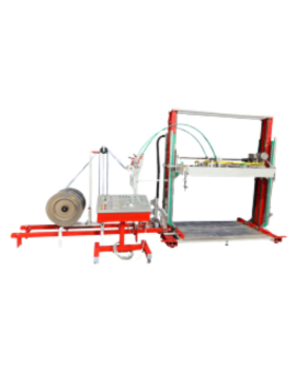 STEP TP-733 VTSP-S Fully Automatic Pallet Strapping Machine w. 2.5tons press