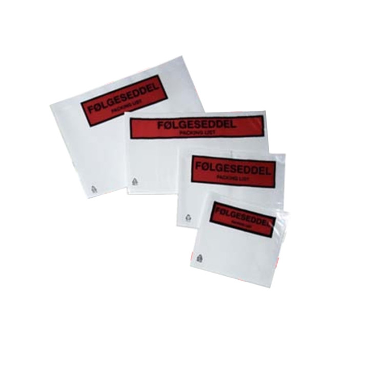 Document Pouches Packing list