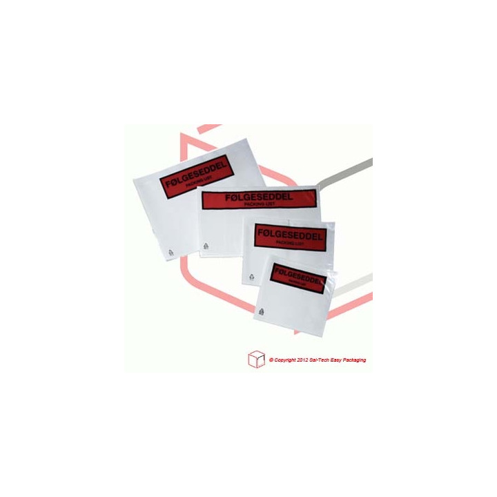 Document Pouches Packing list
