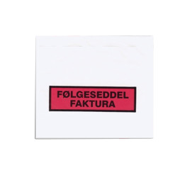 Følgeseddel - Faktura