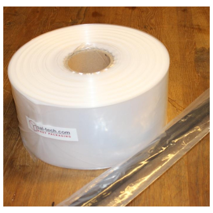 Rørfolie LDPE 120mm x 50my x 700m