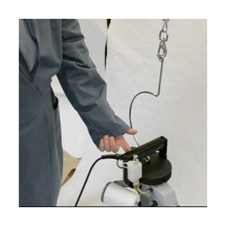 Hanger kit for hand held bag closer and sewing machines