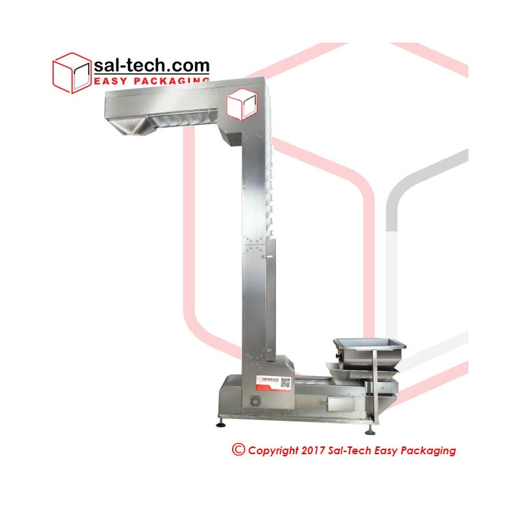 Z Type Material Elevator with Vibrating Feeding