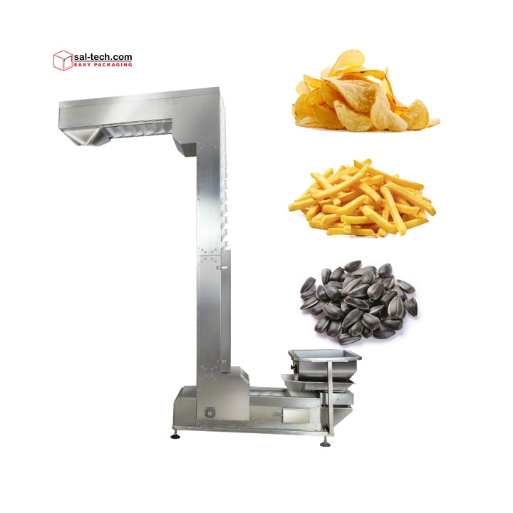Z Type Material Elevator with Vibrating Feeding