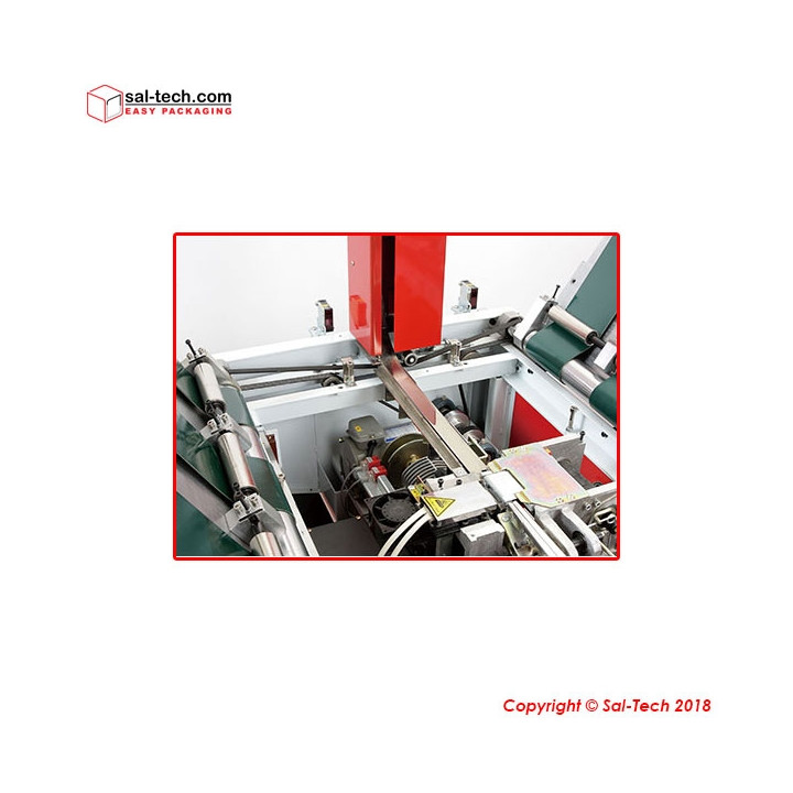 STEP TP-601BP Fully Automatic Strapping Machine with Belt-Driven Table and Pneumatic Press