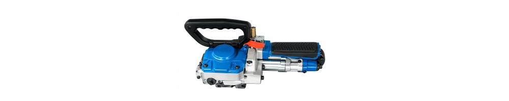 STEP Pneumatic tensioners and sealers for PP or PET strap